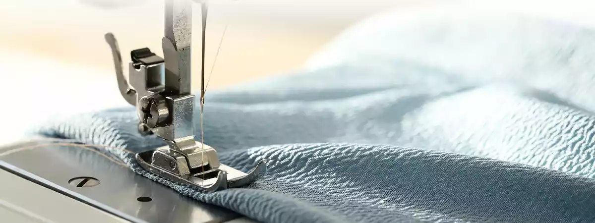 Manufacturing process in a sewing floor