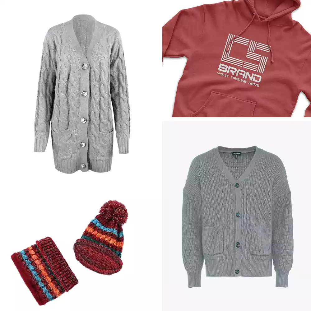 Sweater-long sweater on hanger